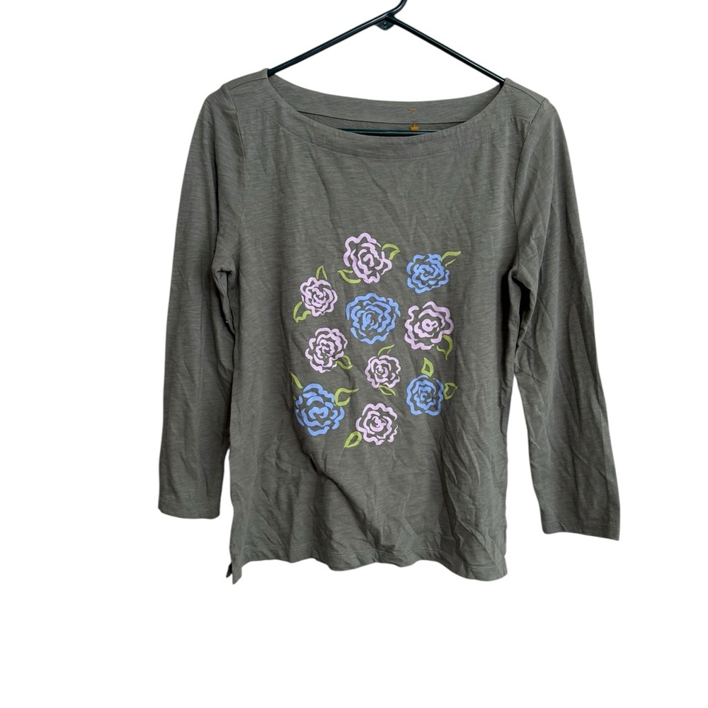 LOFT Light Gray Knit Top